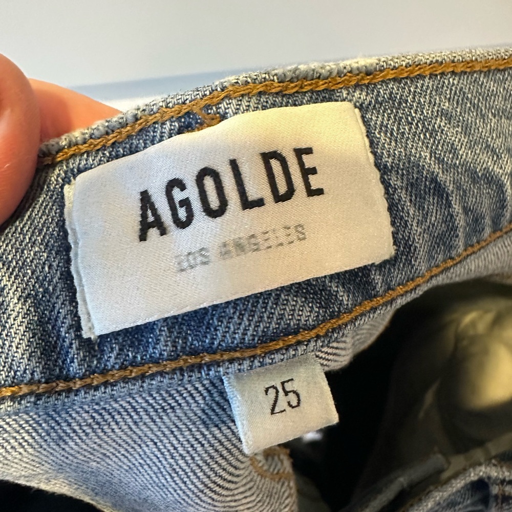 AGOLDE Riley High Rise Straight Crop Jeans - Picture 9 of 9